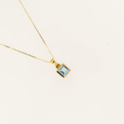 9ct Gold Topaz November Birthstone Necklace