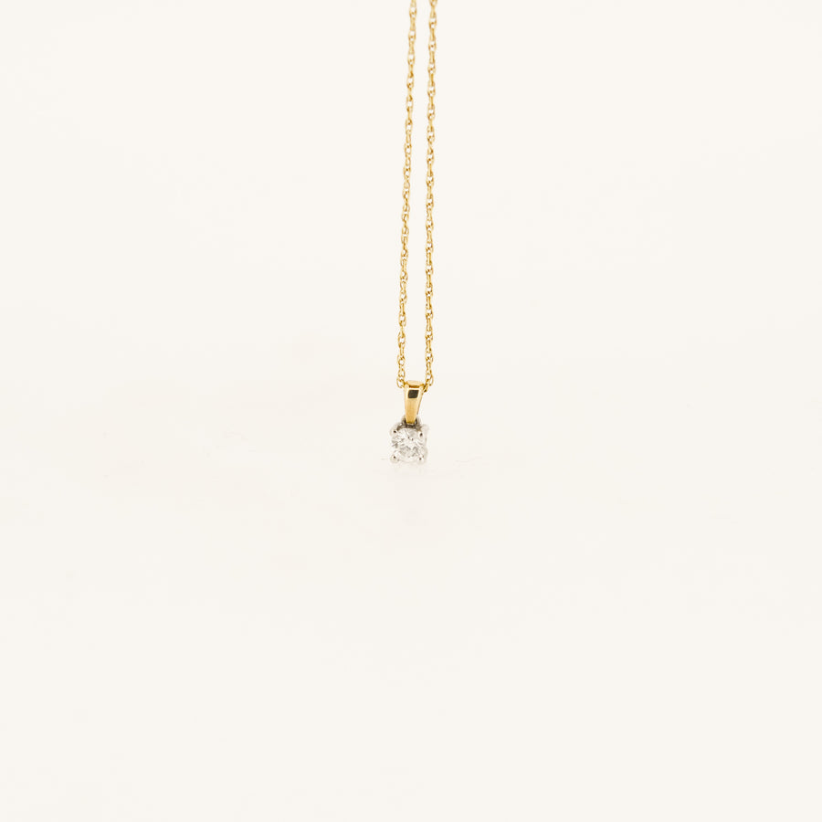 9ct Gold and Diamond Birthstone Necklace