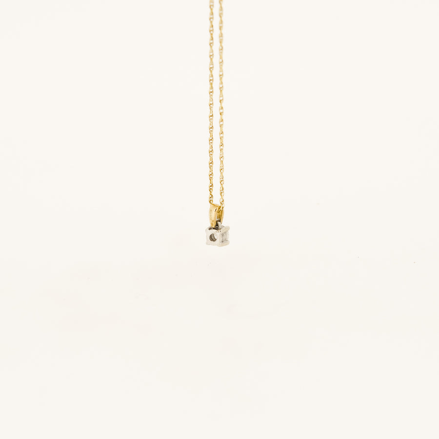 9ct Gold and Diamond Birthstone Necklace