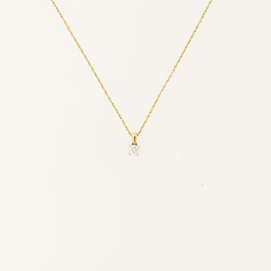 9ct Gold and Diamond Birthstone Necklace
