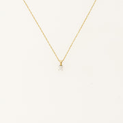 9ct Gold and Diamond Birthstone Necklace