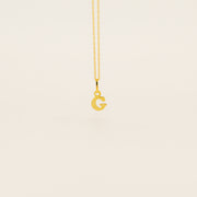 Miniature 9ct Gold G Initial Pendant