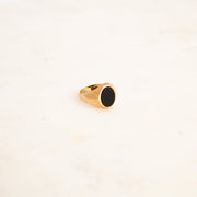 1970's Black Onyx Signet Ring