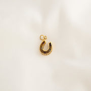 Ruby and Diamond Horseshoe Necklace