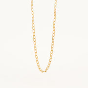 9ct Gold Open Curb 18" Necklace