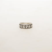 Victorian 'Mizpah' Sterling Silver Ring