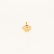 9ct Gold and Diamond Love Letter Heart