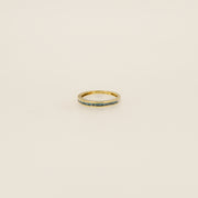 Blue Diamond Eternity Band