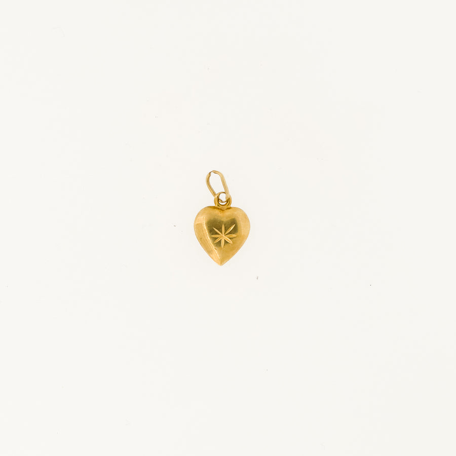Star Of My Heart 9ct Gold Charm