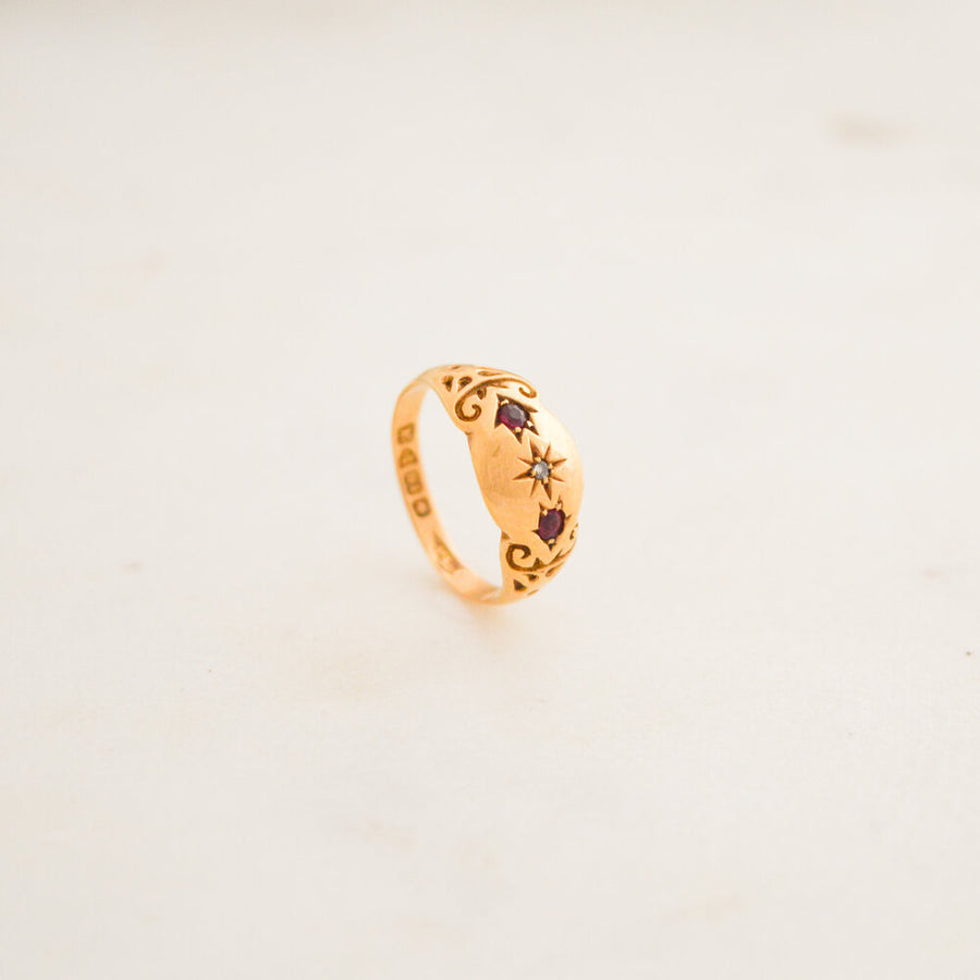 Antique Diamond and Ruby Ring