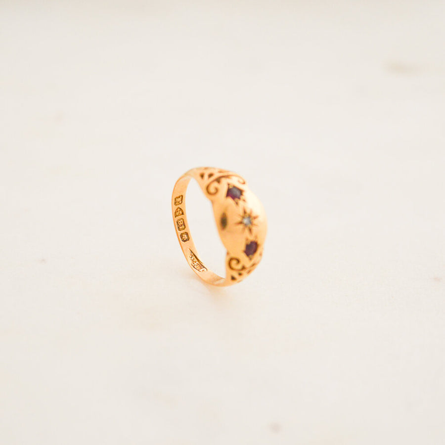 Antique Diamond and Ruby Ring