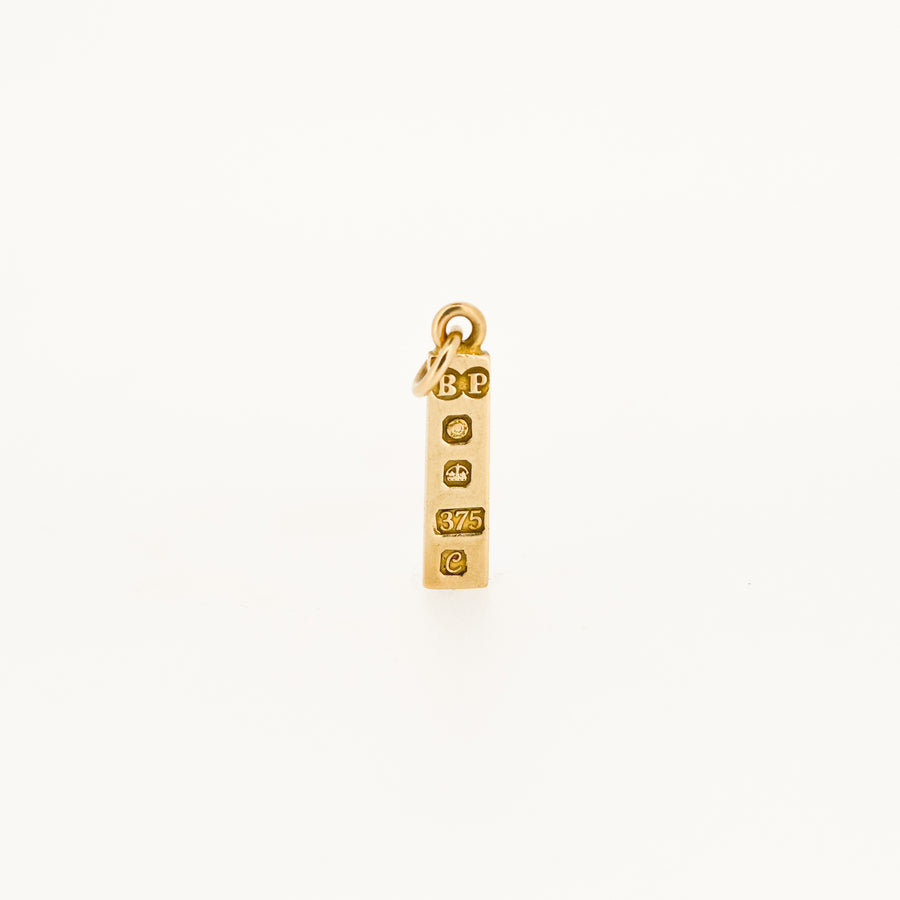 9ct Gold Ingot Pendant