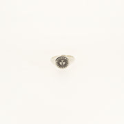 Sterling Silver Sun Signet Ring