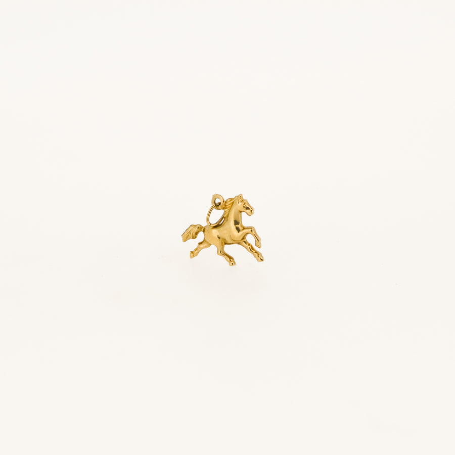 Prancing Horse 9ct Gold Pendant