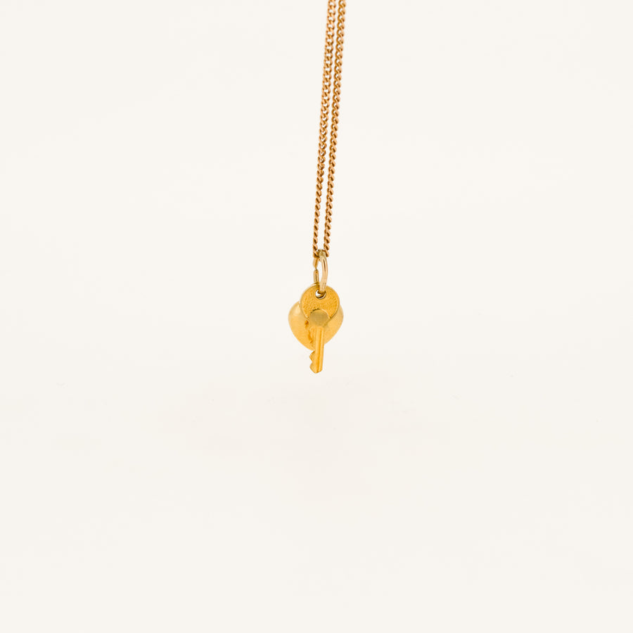 Key To My Heart 9ct Gold Charm