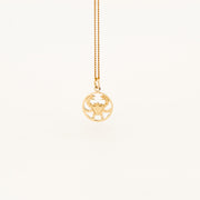 9ct Gold Cancer Star Sign Pendant