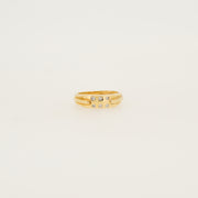 Diamond Set Gold Wedding Ring