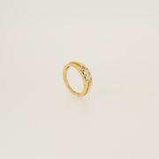 Diamond Set Gold Wedding Ring