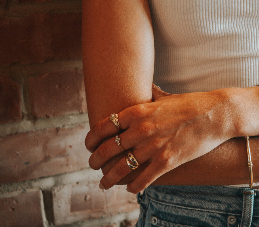 Ruby Starburst Ring