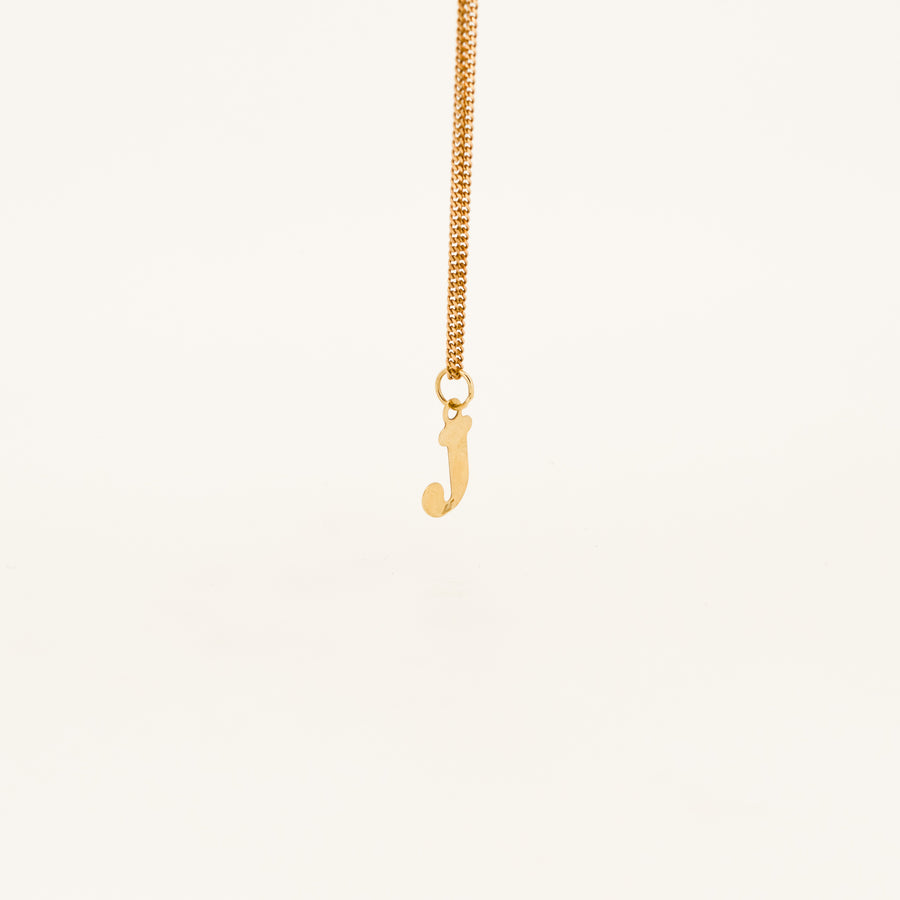 9ct Gold Letter J