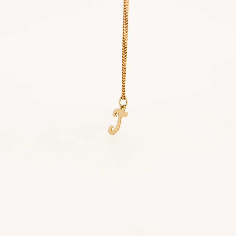 9ct Gold Letter T