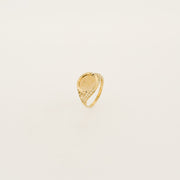 9ct Gold St George Coin Ring