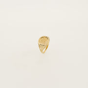 9ct Gold St George Coin Ring