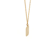 9ct Gold Name Tag Necklace