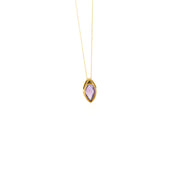 9ct Gold Amethyst February Birthstone Necklace