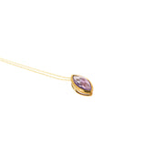 9ct Gold Amethyst February Birthstone Necklace