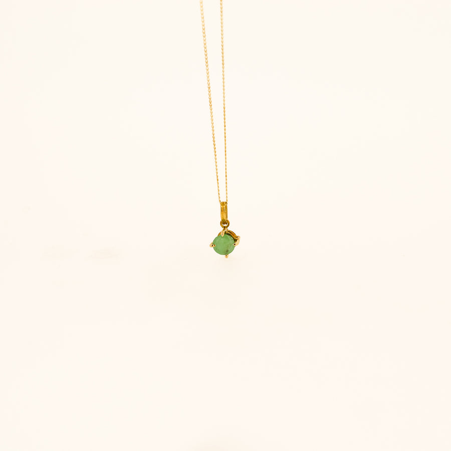 Emerald Drop Necklace