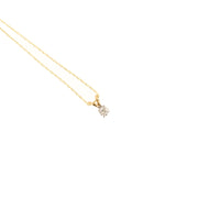 RESERVED 9ct Gold Diamond April Birthstone Necklace RESERVED