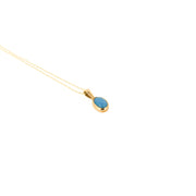 9ct Gold Turqoise December Birthstone Necklace