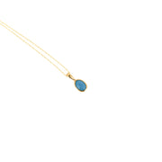 9ct Gold Turqoise December Birthstone Necklace