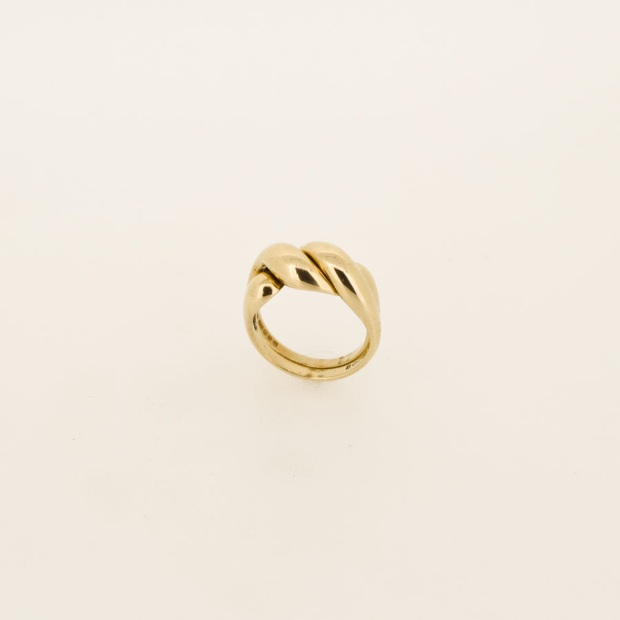 9ct Yellow Gold 2 Piece Puzzle Ring