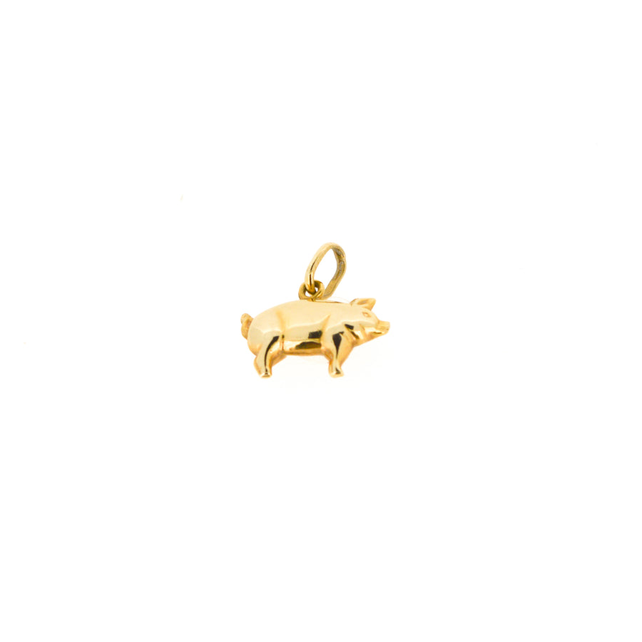 9ct Gold Pig Charm