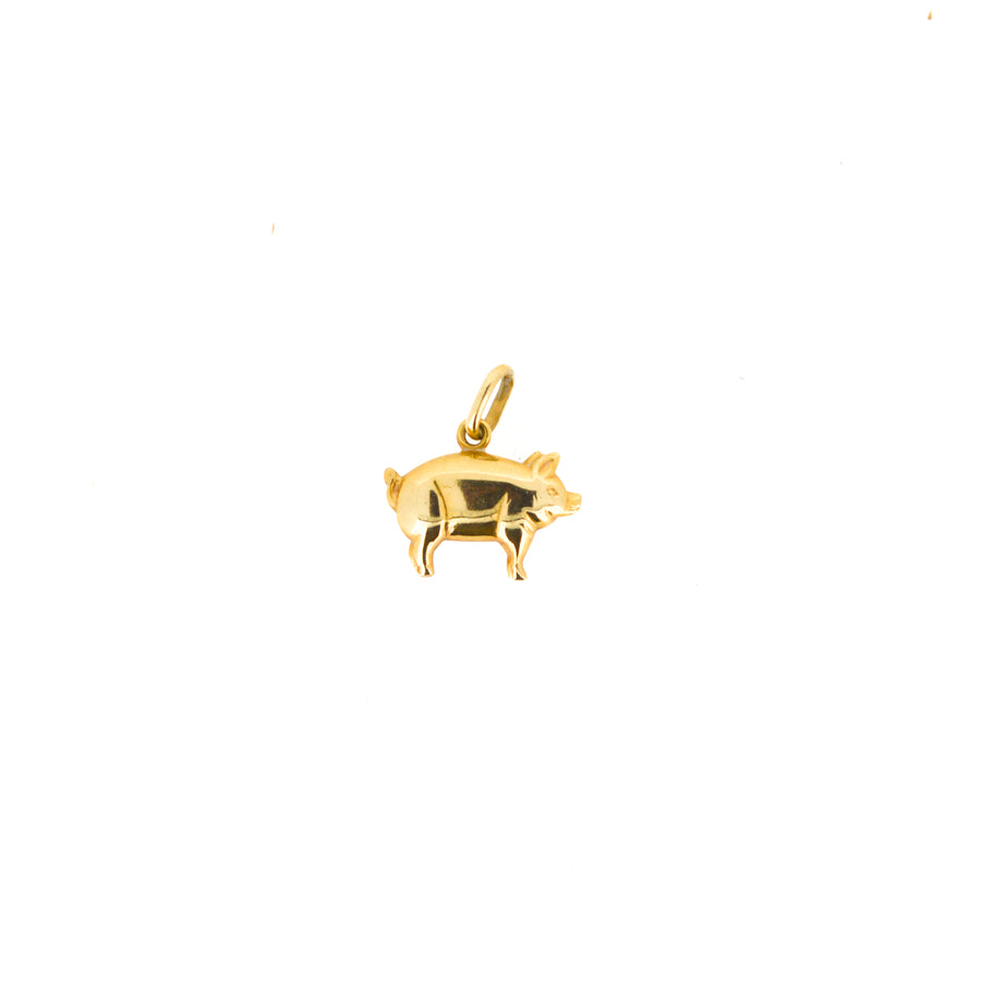 9ct Gold Pig Charm