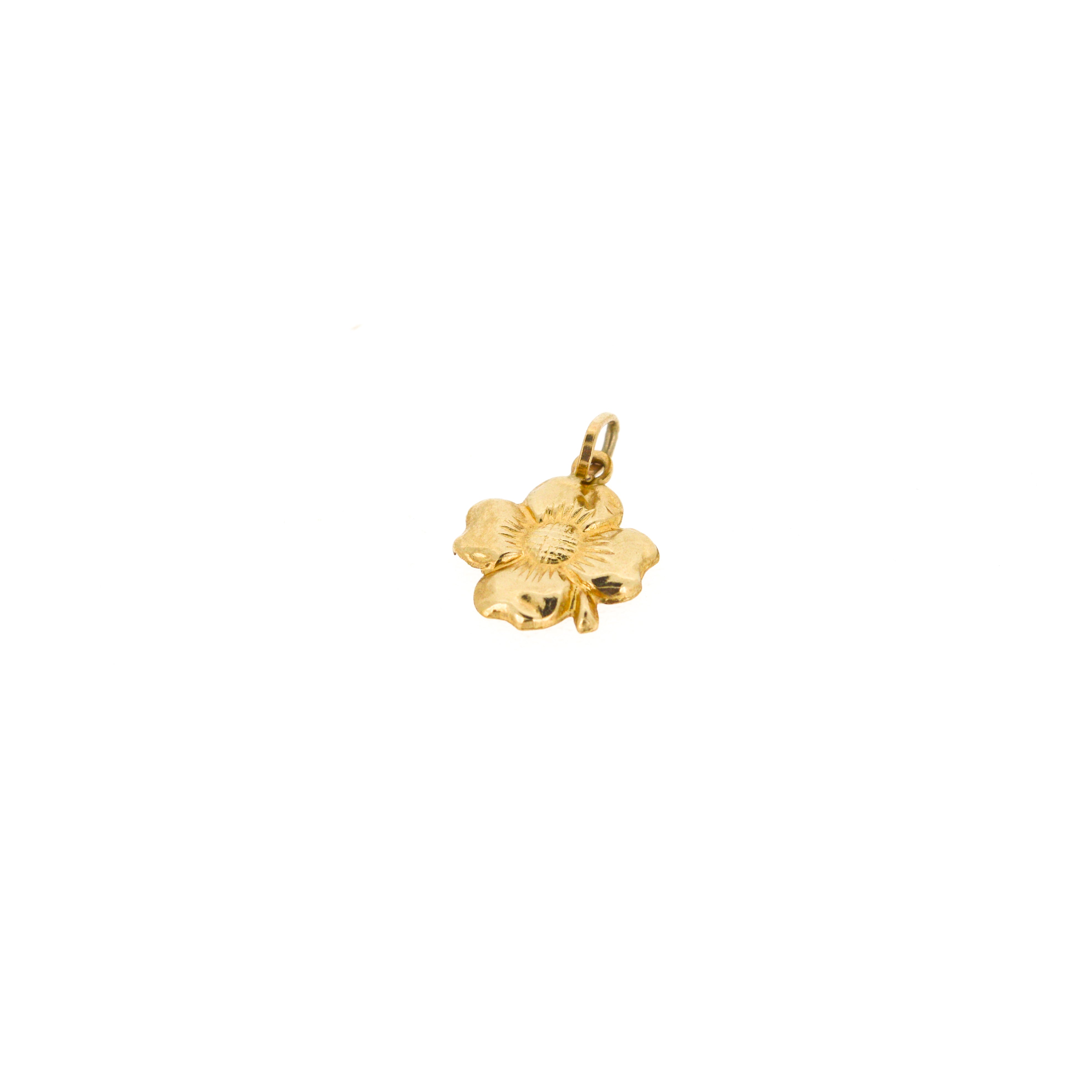 9ct Gold Four Leaf Clover Charm