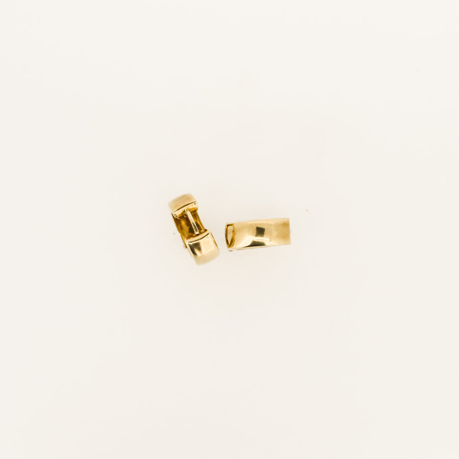 9ct Gold Chunky Huggie Earrings