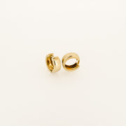 9ct Gold Chunky Huggie Earrings