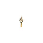 9ct Gold 18 Key Charm