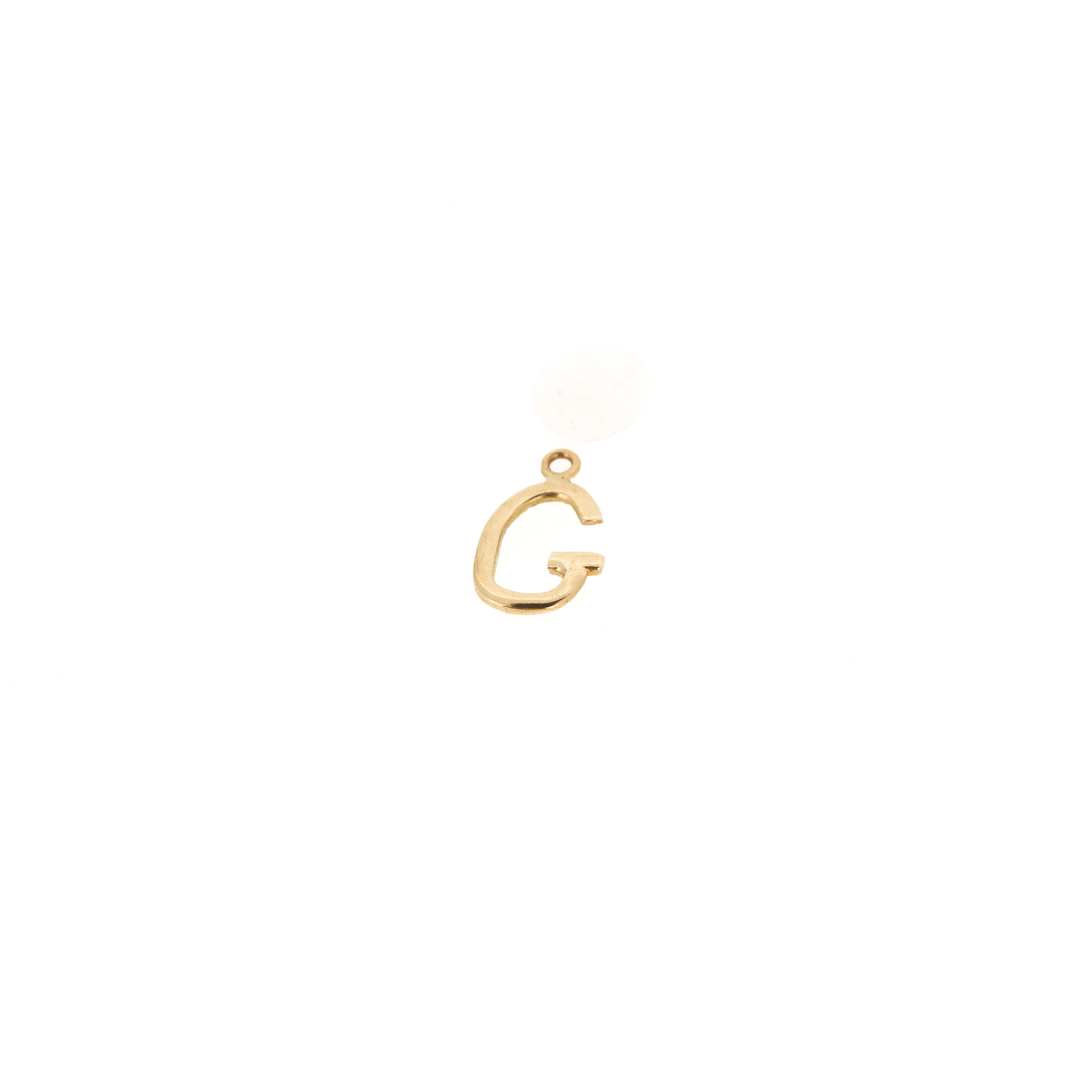 9ct Gold Letter G Charm