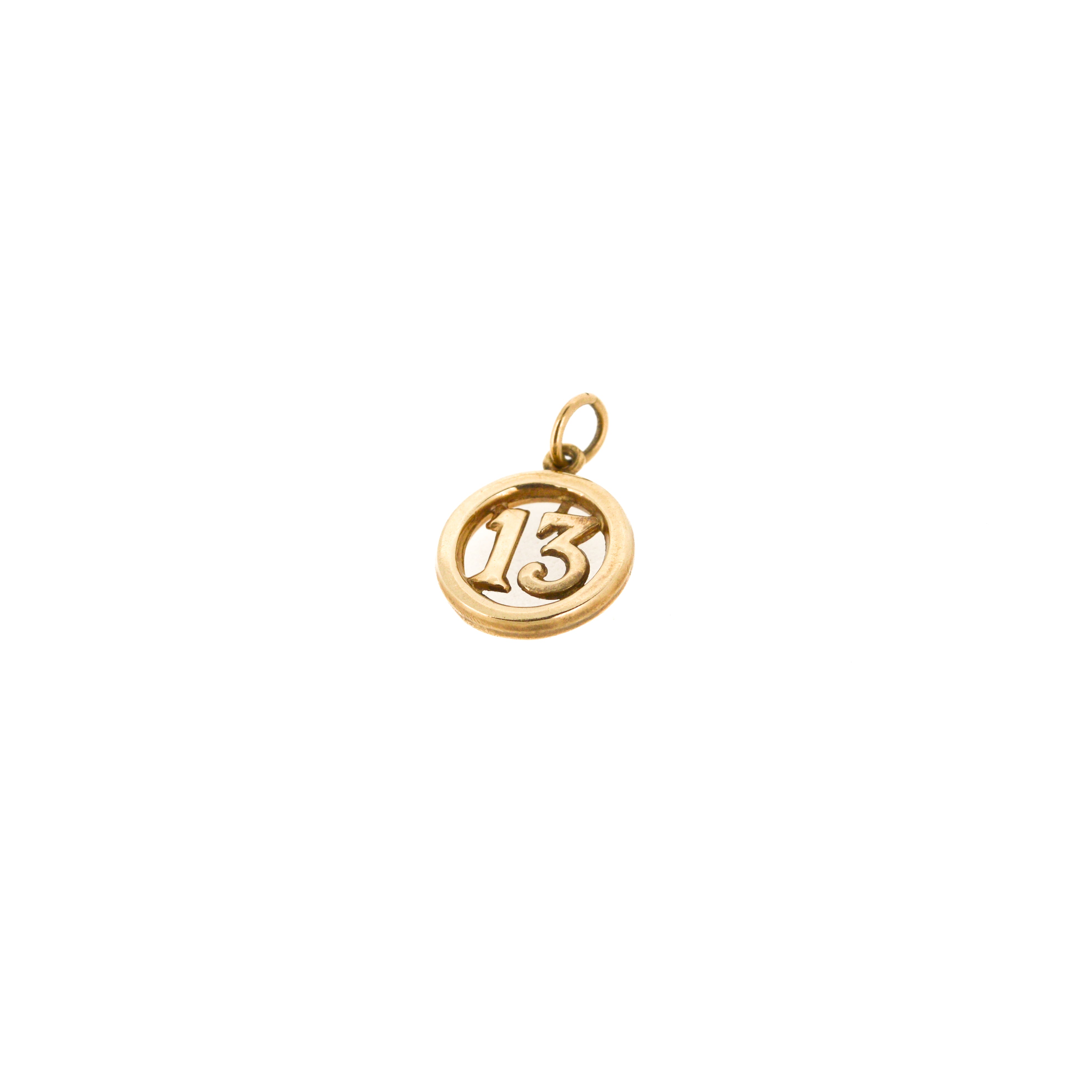 9ct Gold Lucky 13 Charm
