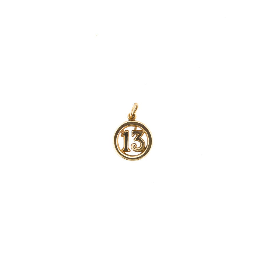 9ct Gold Lucky 13 Charm