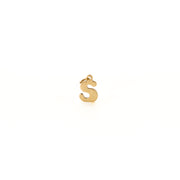 9ct Gold Letter S Charm