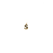 9ct Gold Letter S Charm