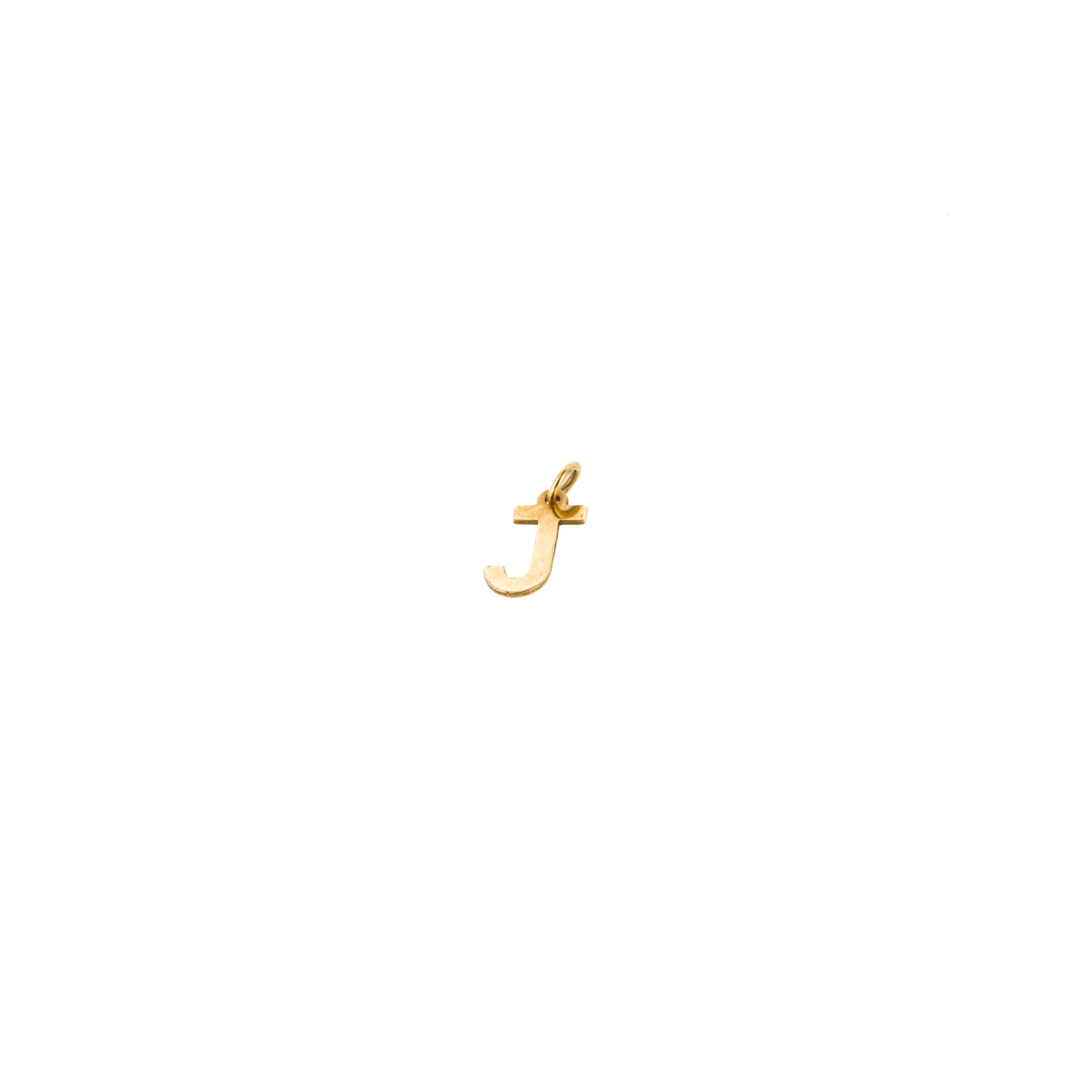 9ct Gold Letter J Charm