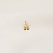 Miniature 9ct Gold H Initial Pendant