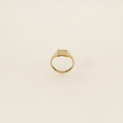 9ct Gold 1970's Sunshine Signet Ring