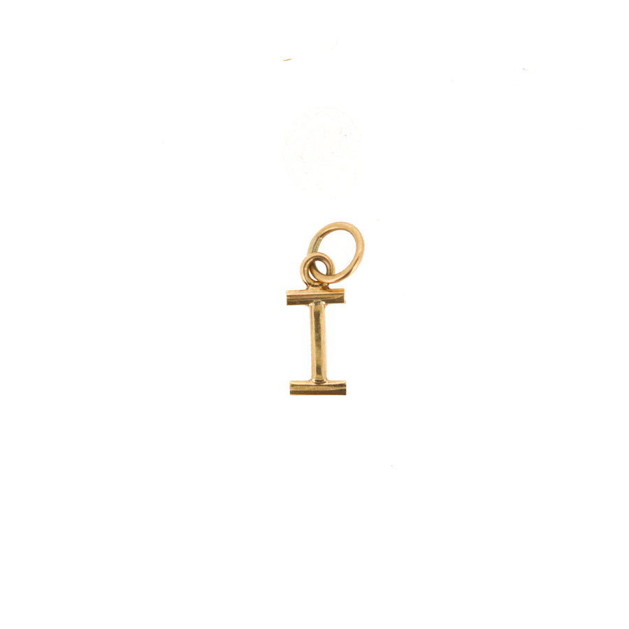 9ct Gold Letter I Charm